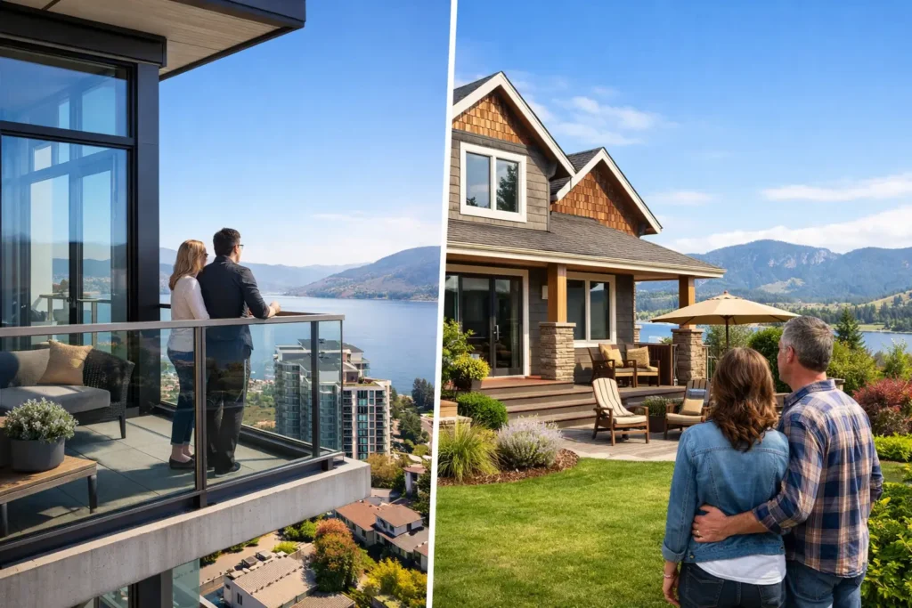 Kelowna Condo vs House Lifestyle Choices